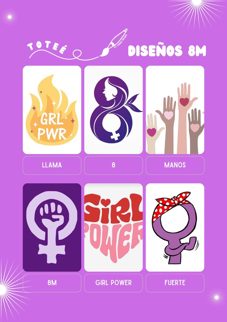 💜 Colección Especial – Día de la Mujer ✨🎨
