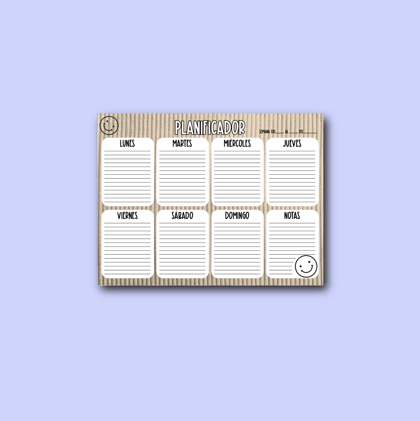 Planeador Semanal Docente – Organización a tu Medida