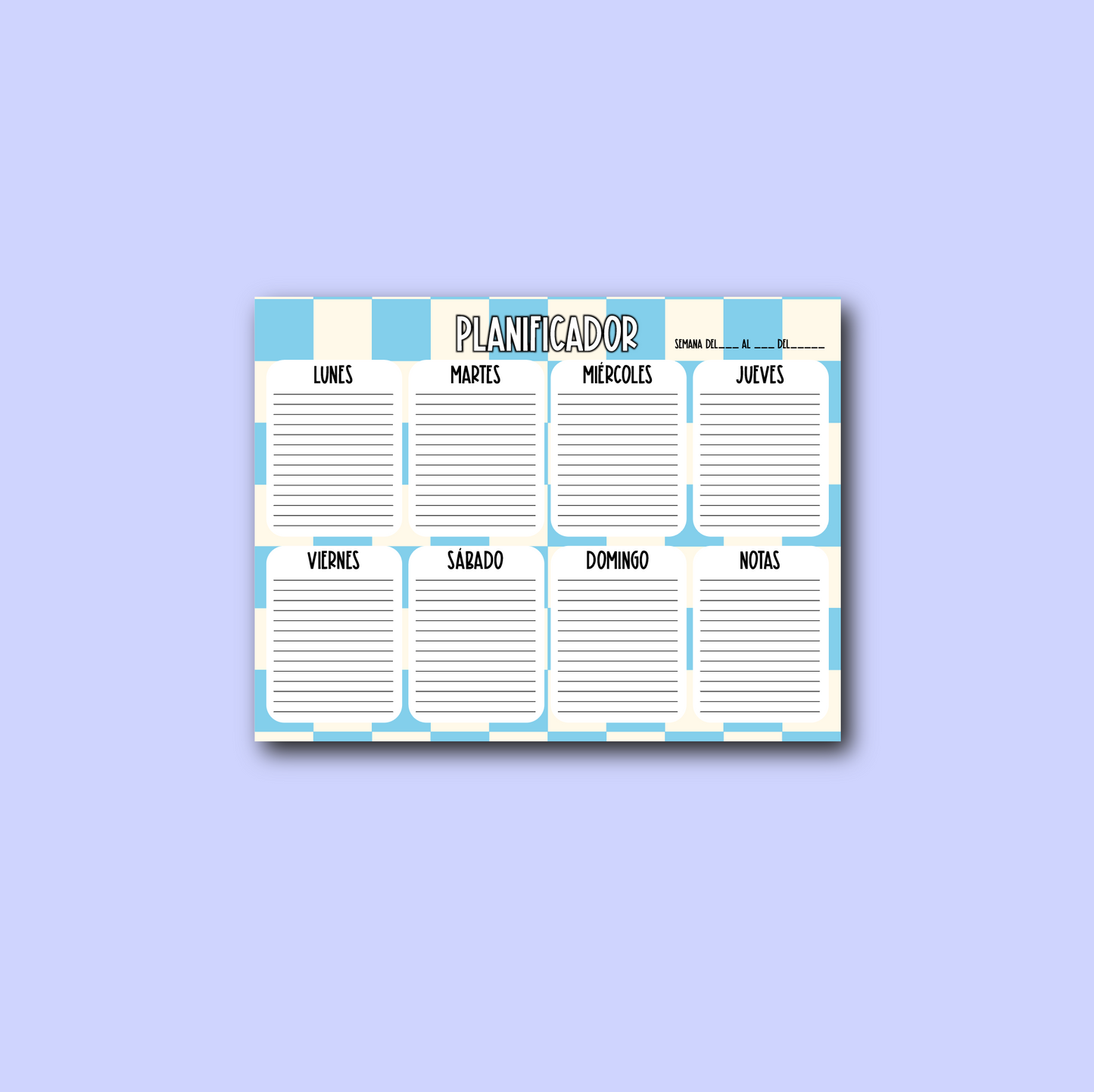 Planeador Semanal Docente – Organización a tu Medida